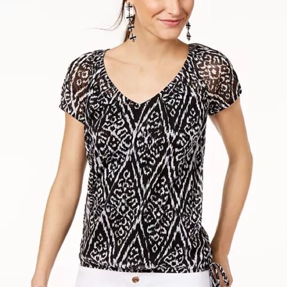✨ I.N.C. Tie-Hem Top✨ - Picture 1 of 2